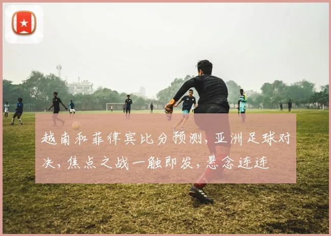 越南和菲律宾比分预测,亚洲足球对决,焦点之战一触即发,悬念连连